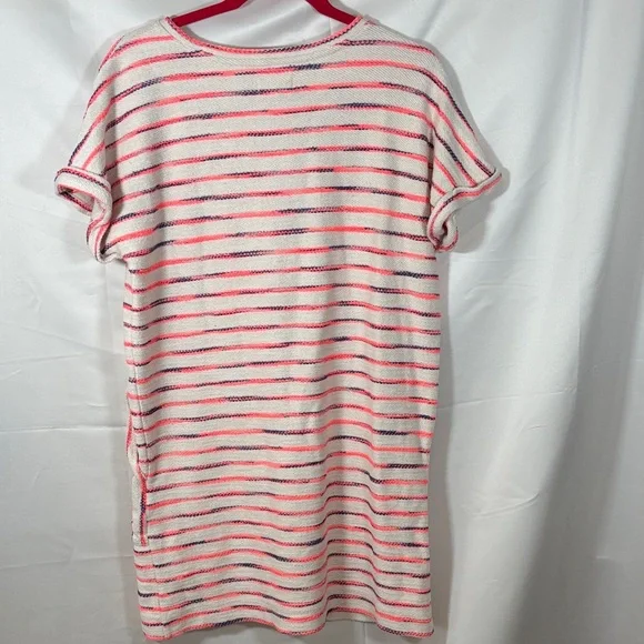 Lou & Grey SZ M Striped Short Sleeve Dress with Pockets - Picture 6 of 6